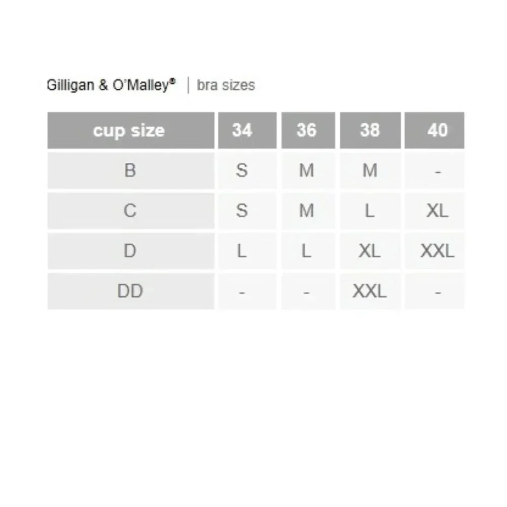 SMALL Gilligan OMalley Lightly Lined‎ WireFree Lounge Bra Misty Blue NWT - Picture 5 of 5